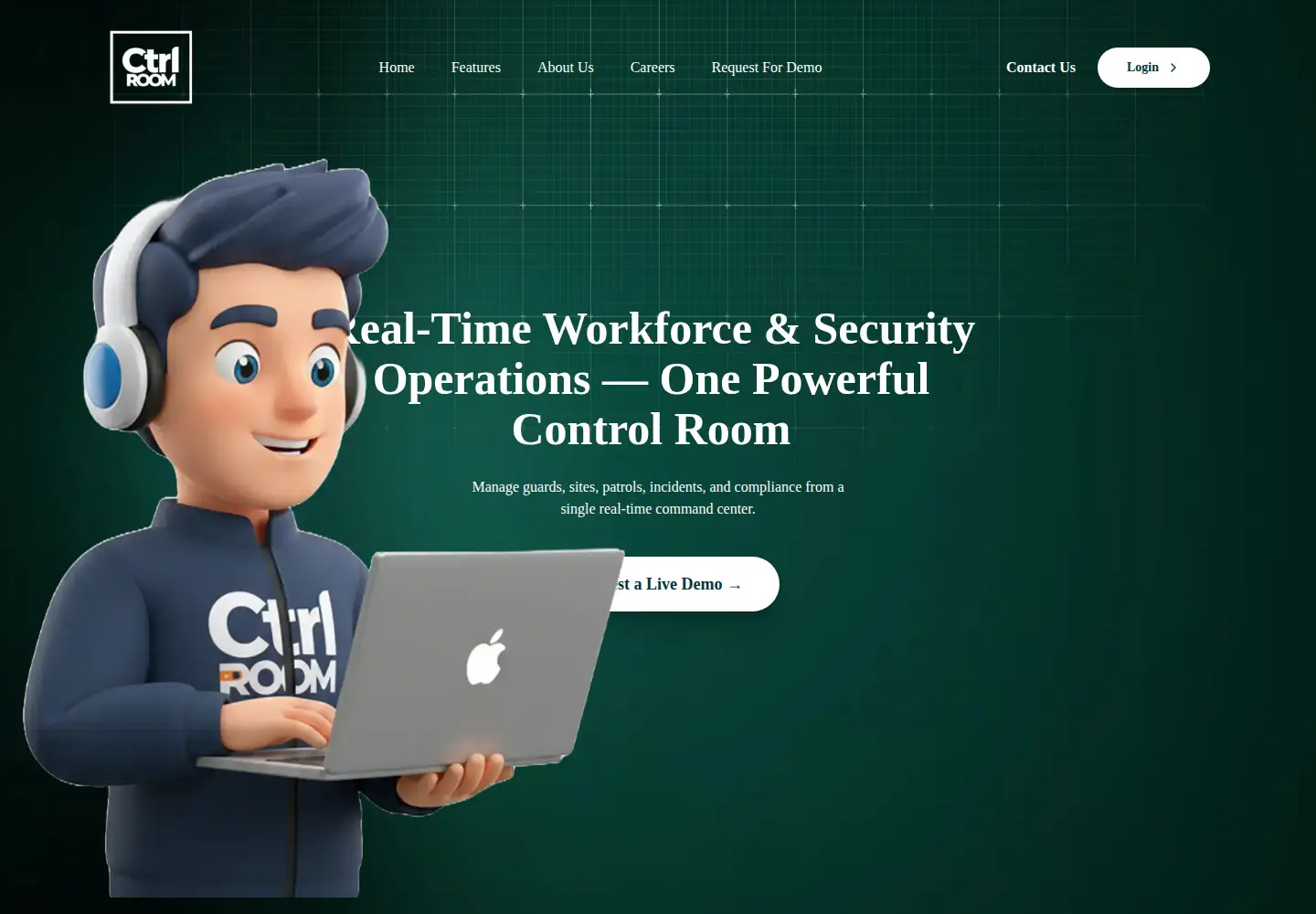 Screenshot of ctrl-room.com