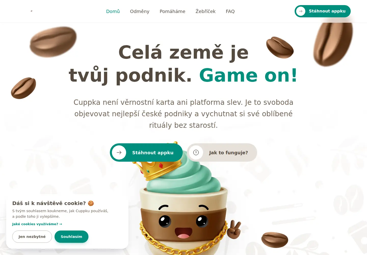 Screenshot of cuppka.com