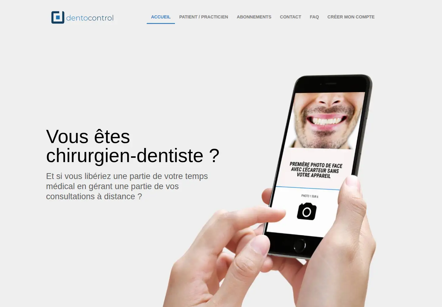 Screenshot of dentocontrol.com