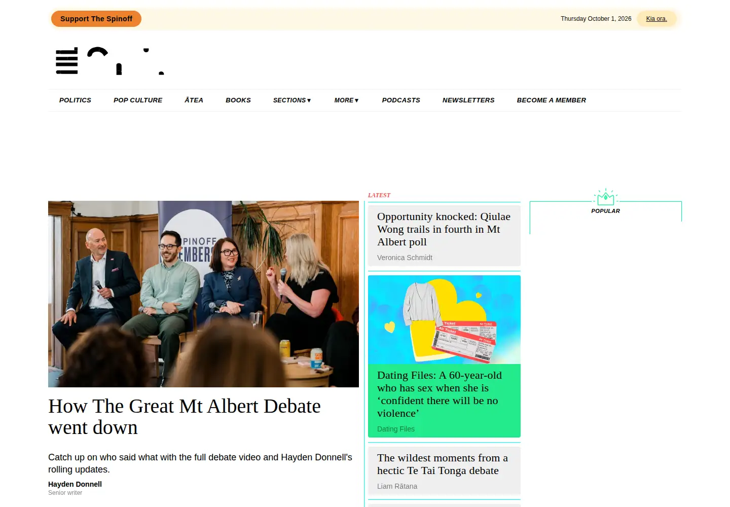 Screenshot of thespinoff.co.nz