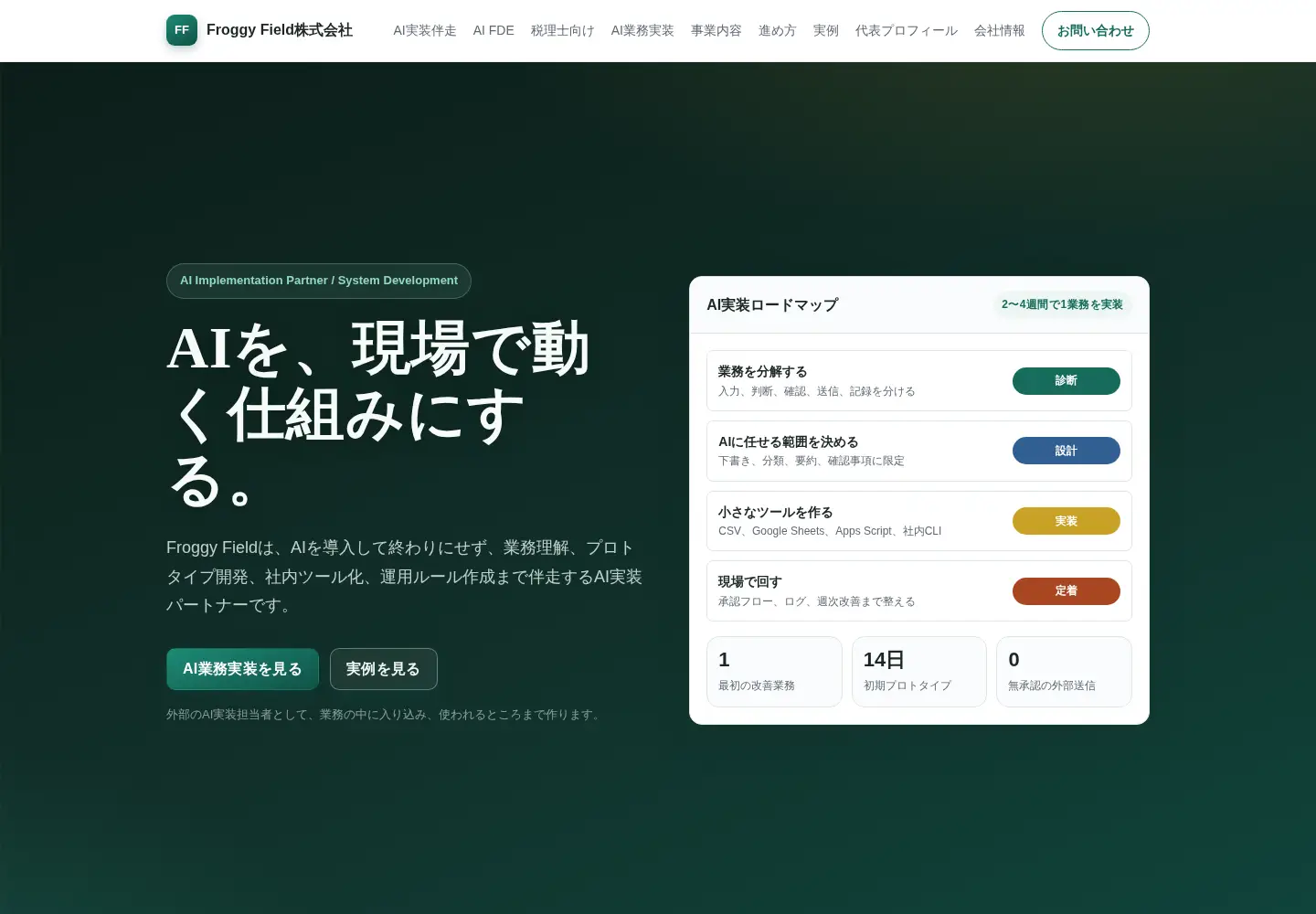Screenshot of froggy-field.com
