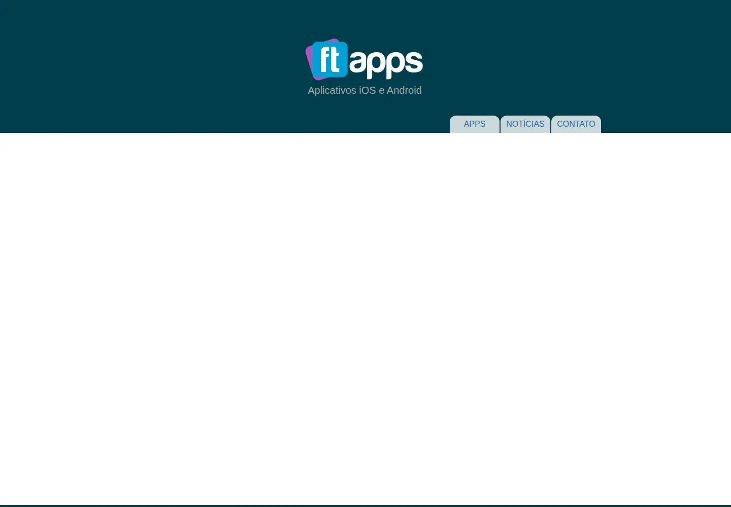 Captured homepage of ftapps.com in the current scan