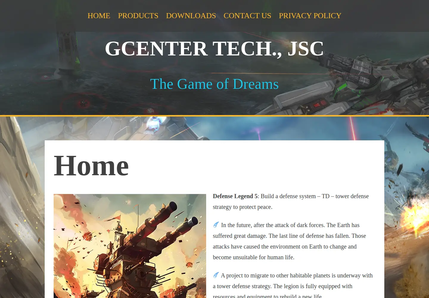 Screenshot of gcenterstudio.com