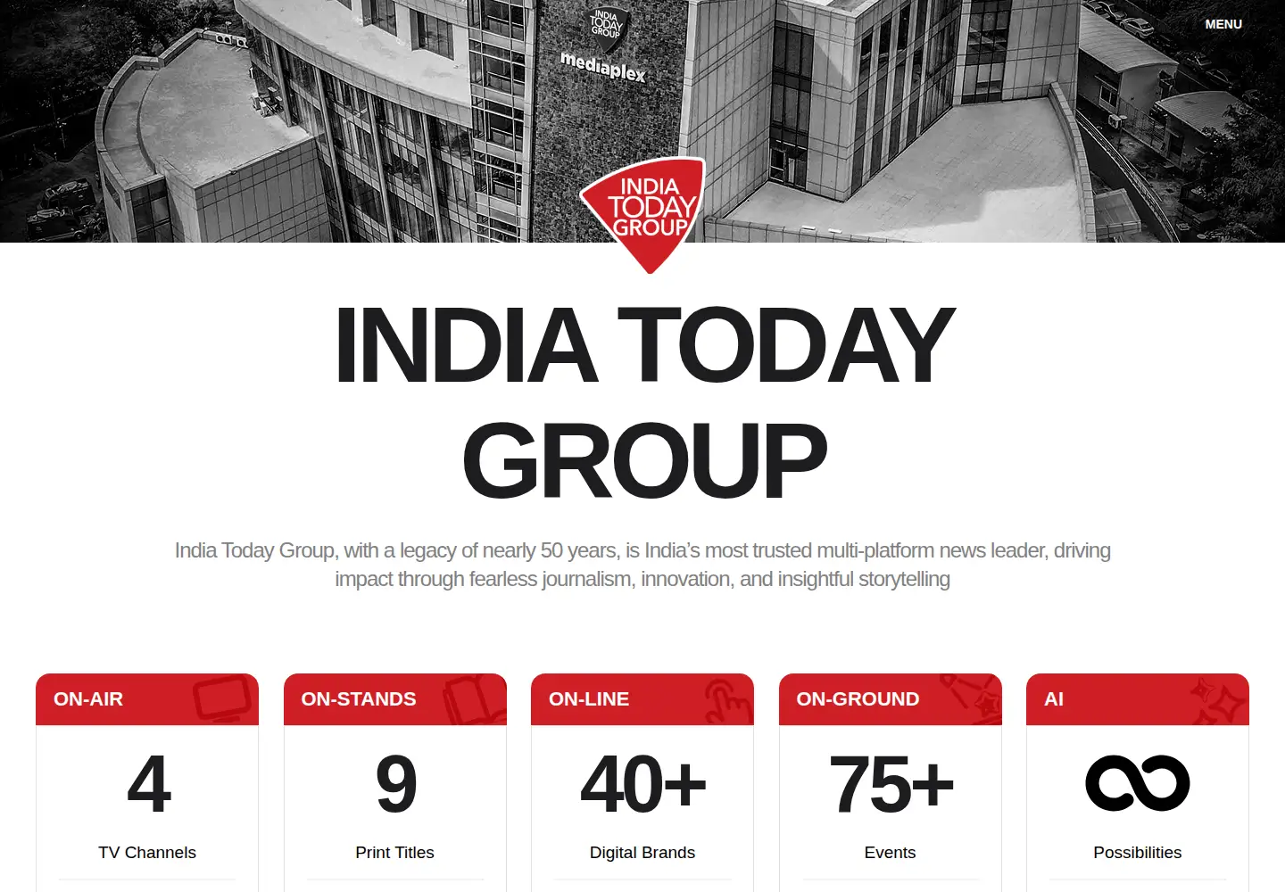 Screenshot of intoday.in