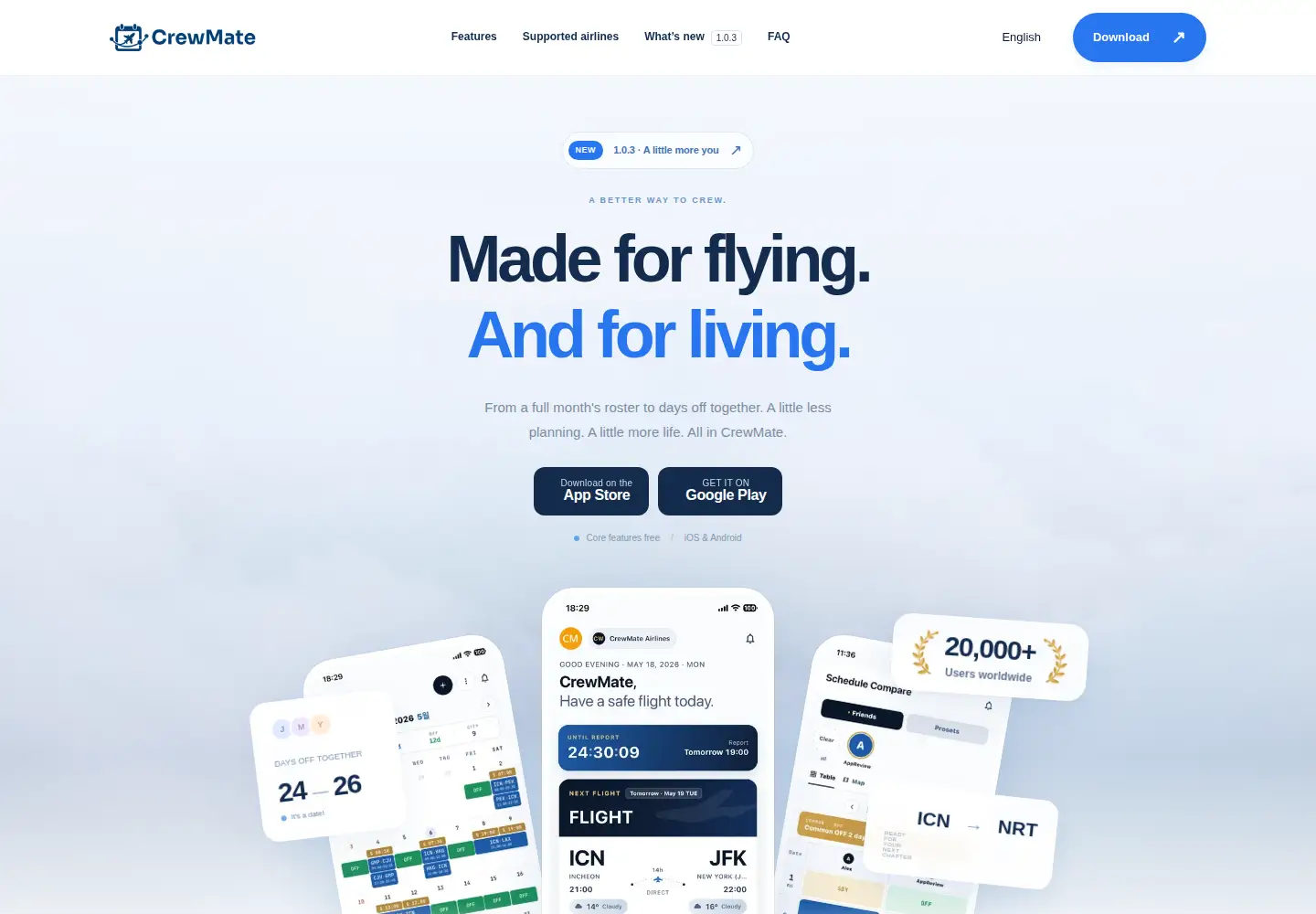Screenshot of getcrewmate.com