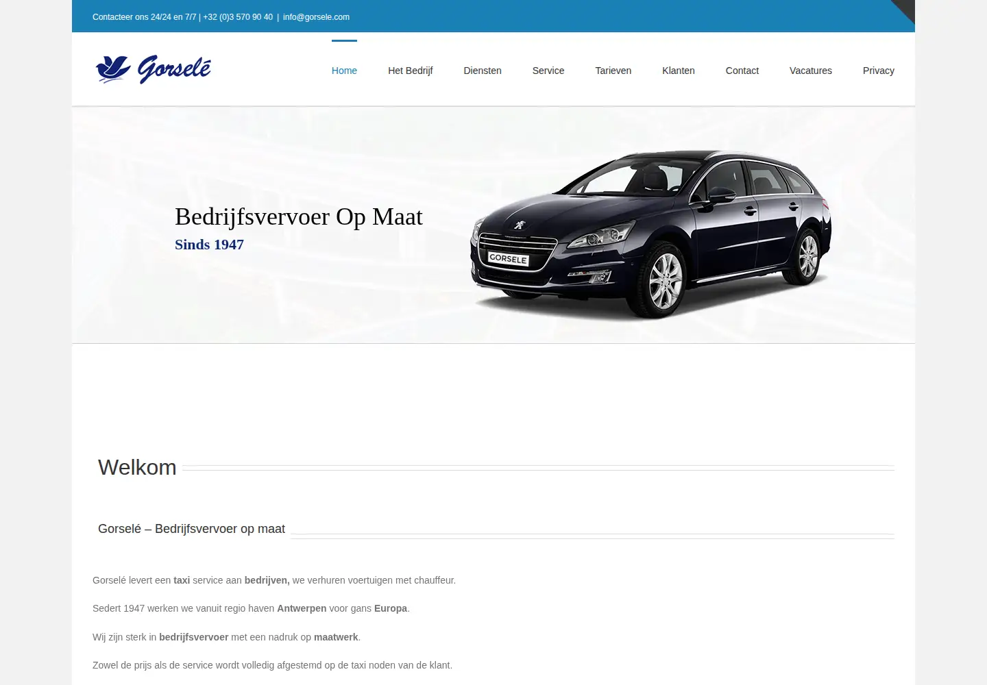 Screenshot of gorsele.com