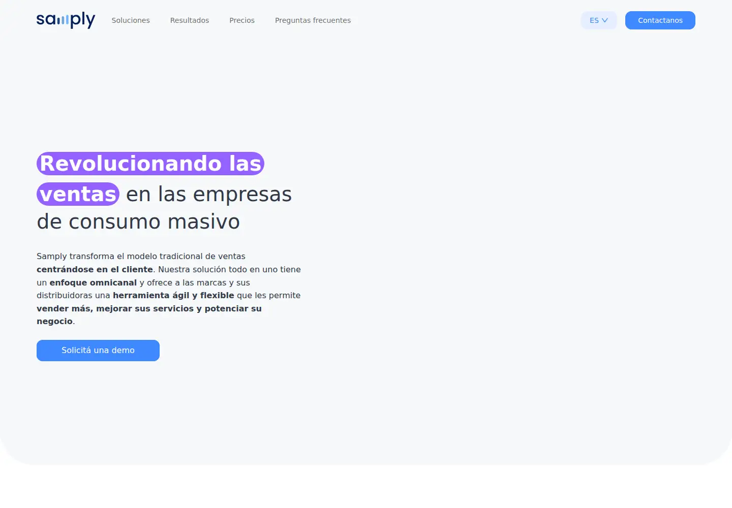 Screenshot of gosamply.com