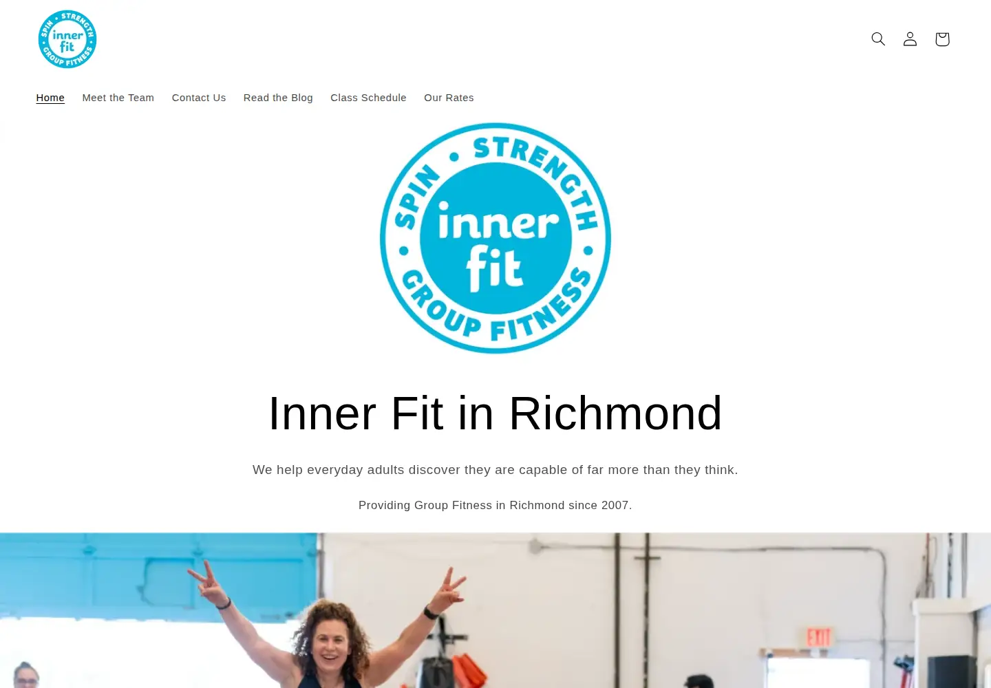 Screenshot of innerfitstudios.com