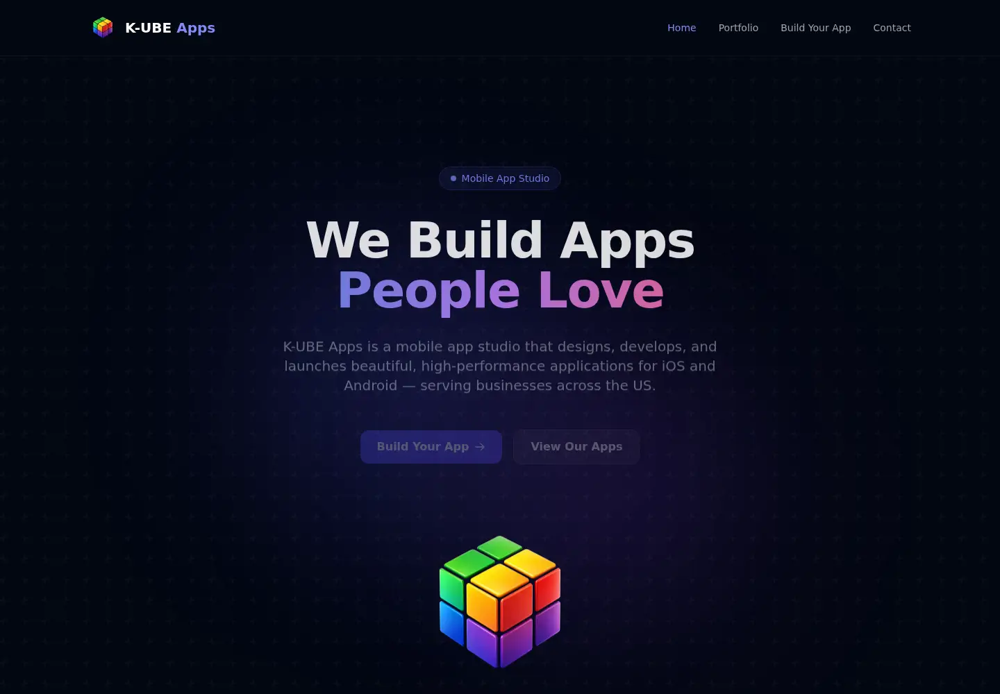 Screenshot of k-ube.com