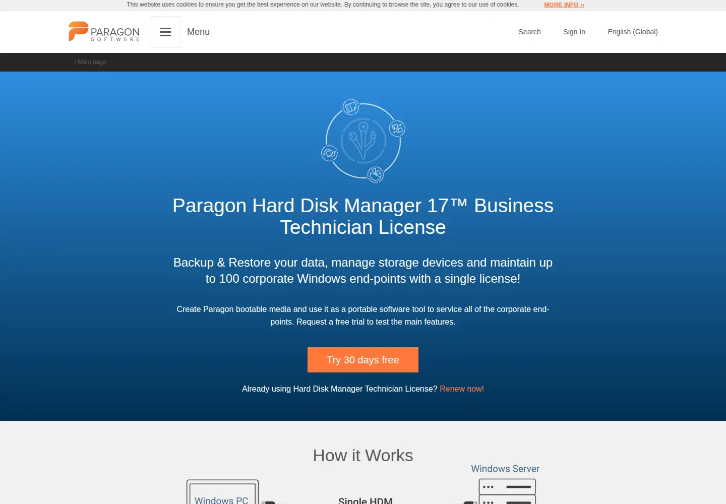Screenshot of paragon-software.com