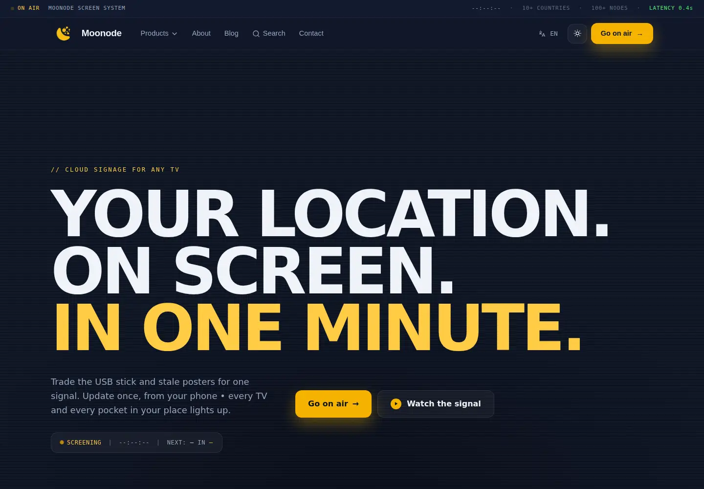 Screenshot of moonode.com