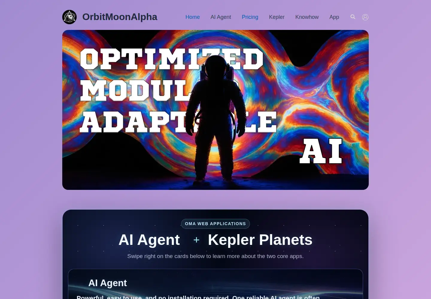 Captured homepage of orbitmoonalpha.com in the current scan