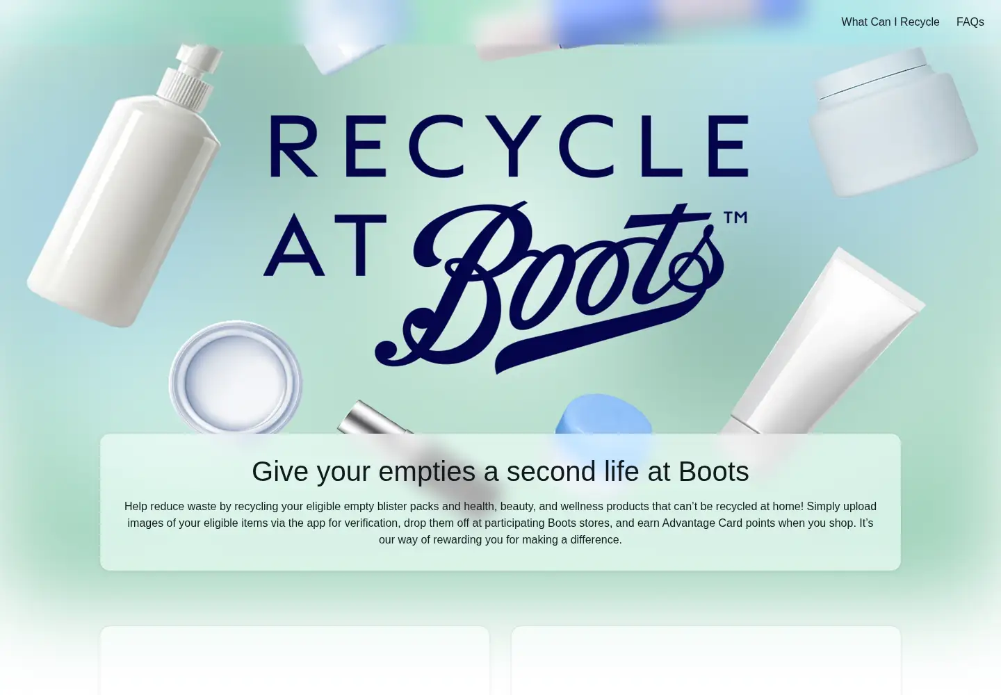 Captured homepage of recycleatboots.com in the current scan