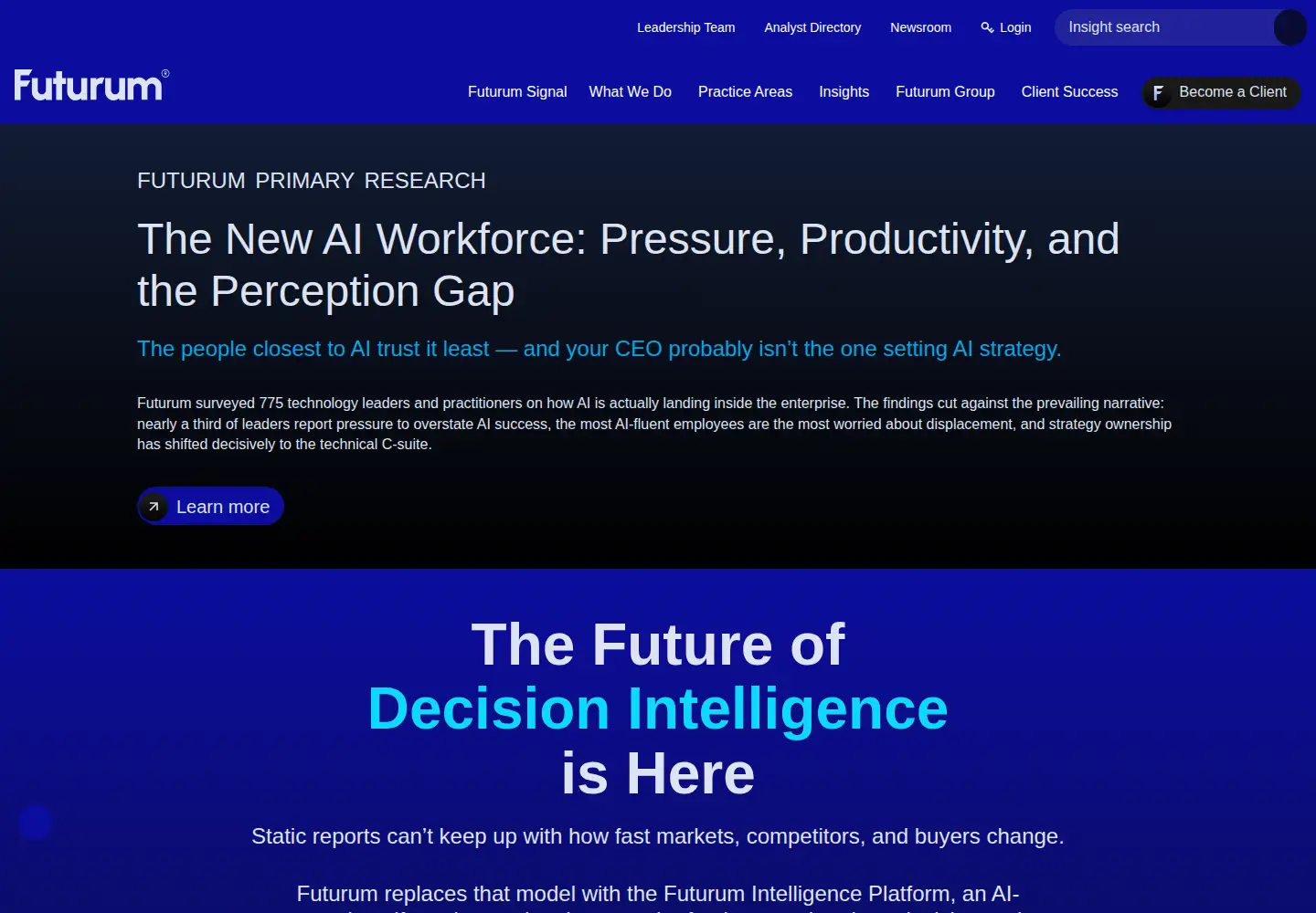 Screenshot of futurumgroup.com