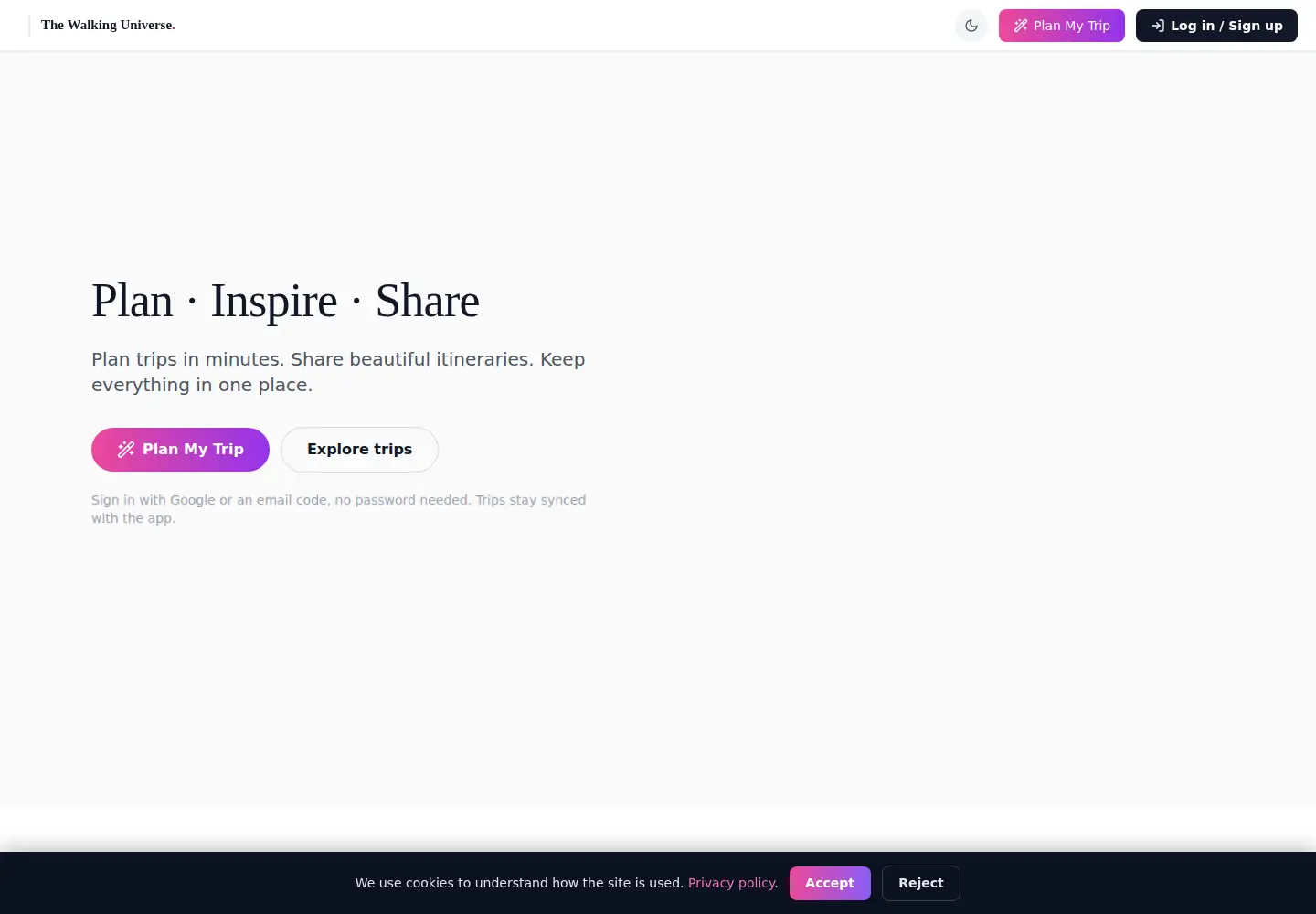 Screenshot of tralendr.com