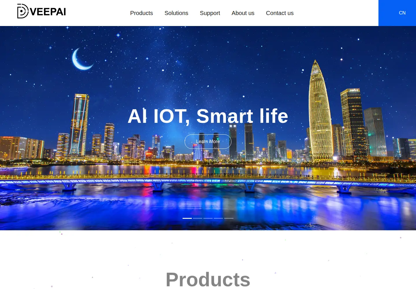 Screenshot of veepai.com