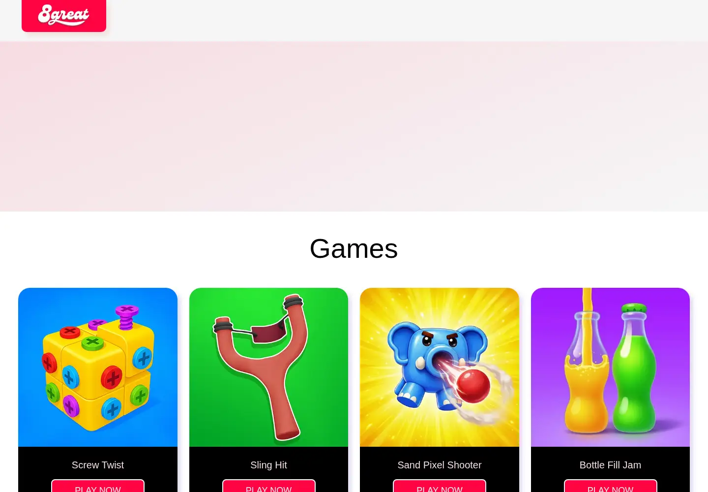 Screenshot of 8great.games