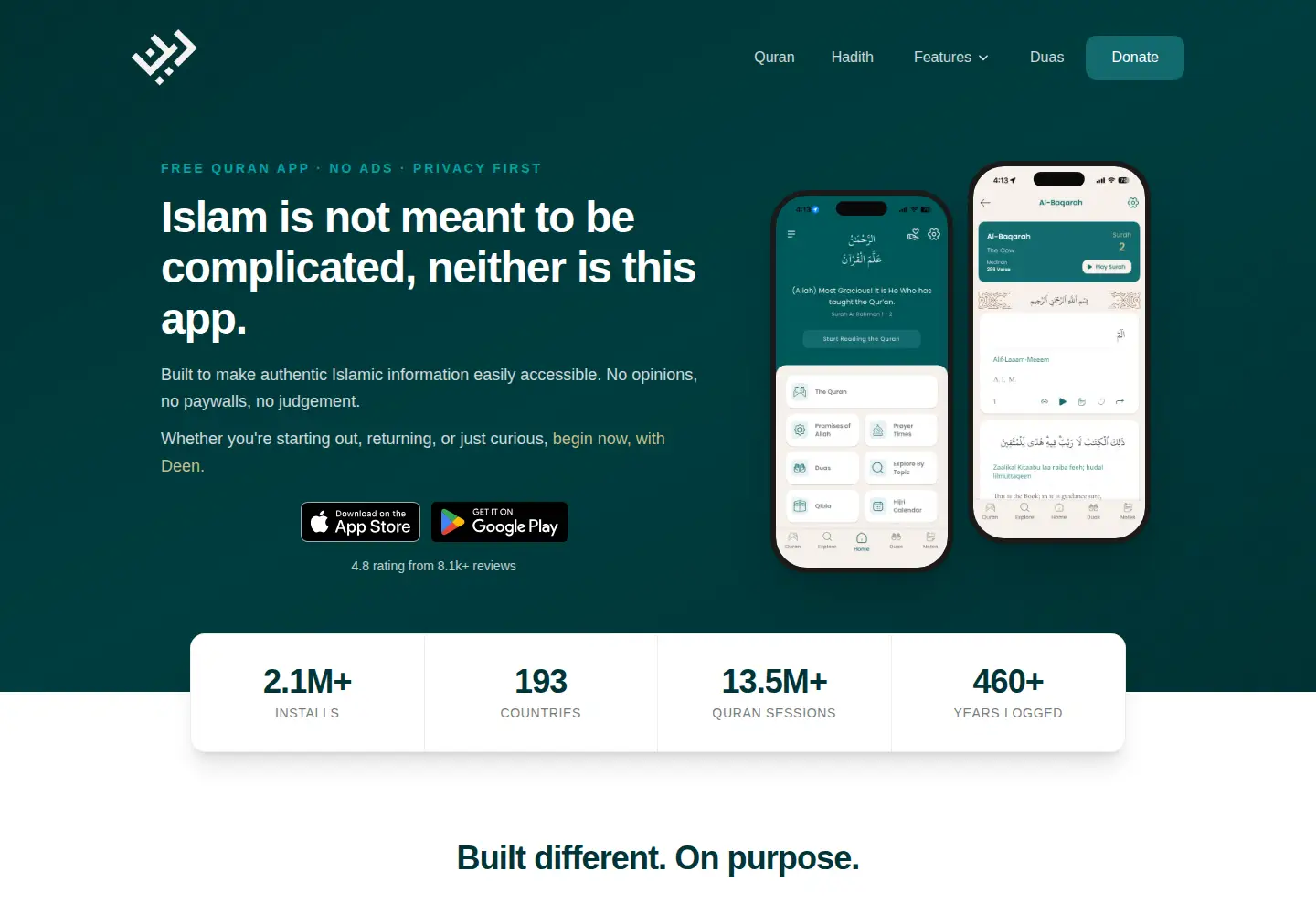 Screenshot of deen.global