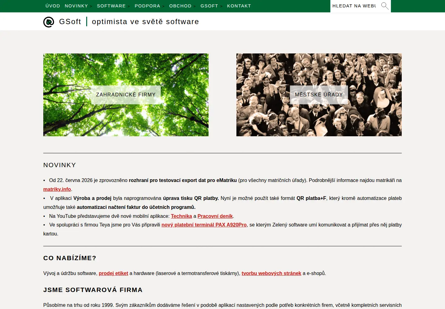 Screenshot of gsoft.info