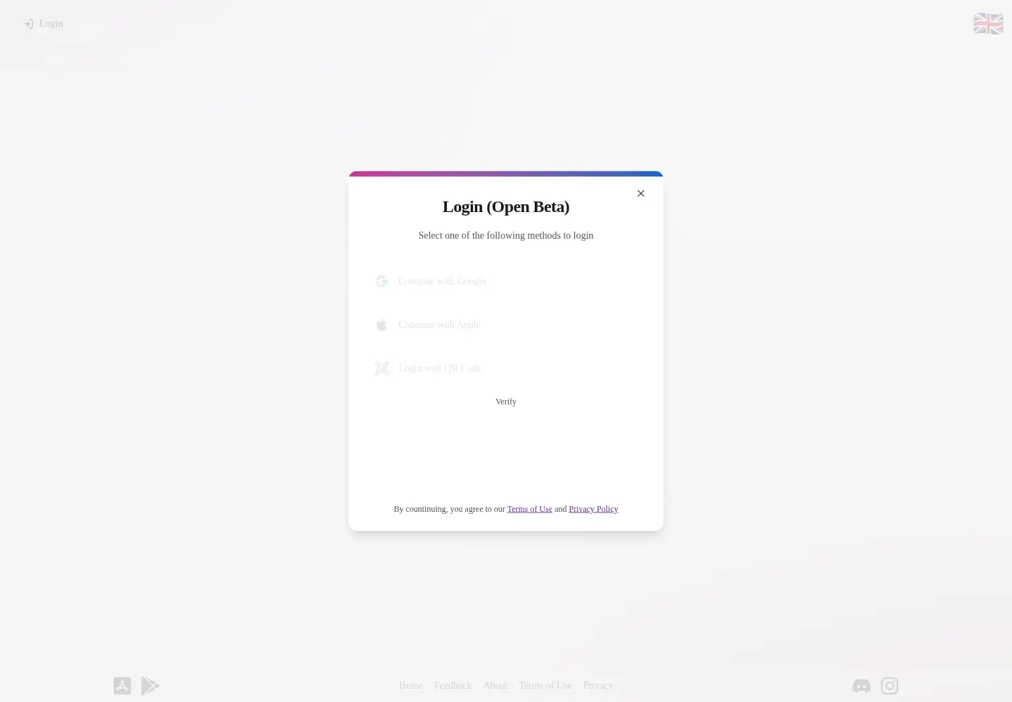 Screenshot of aihubapp.io