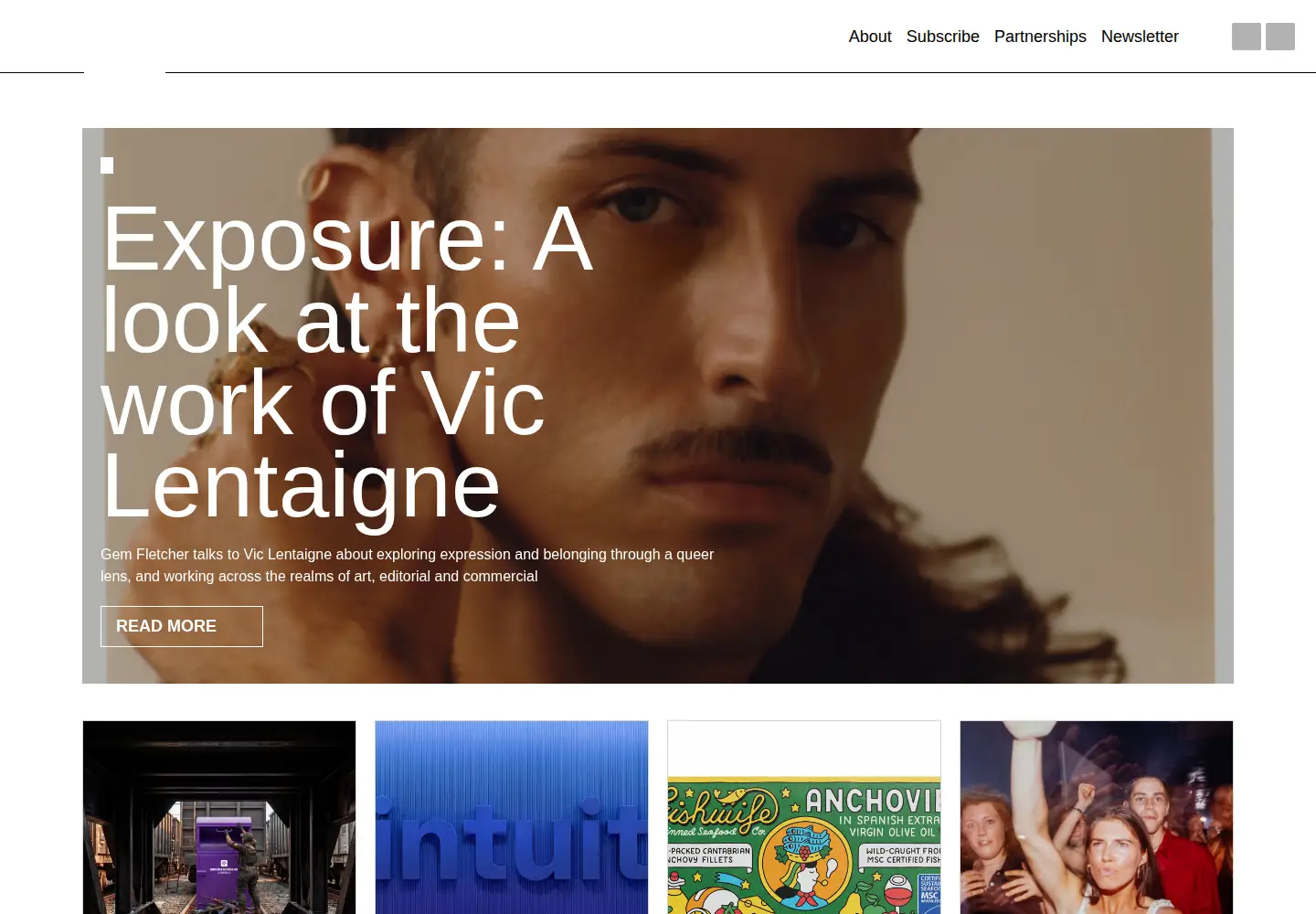 Screenshot of creativereview.co.uk