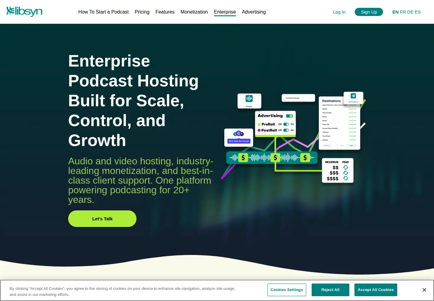 Screenshot of libsynpro.com