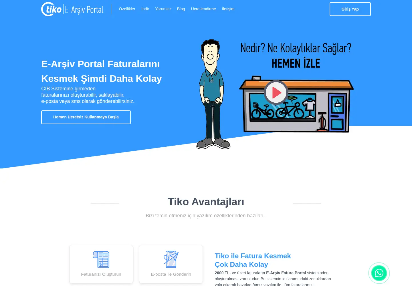 Screenshot of earsivportal.net