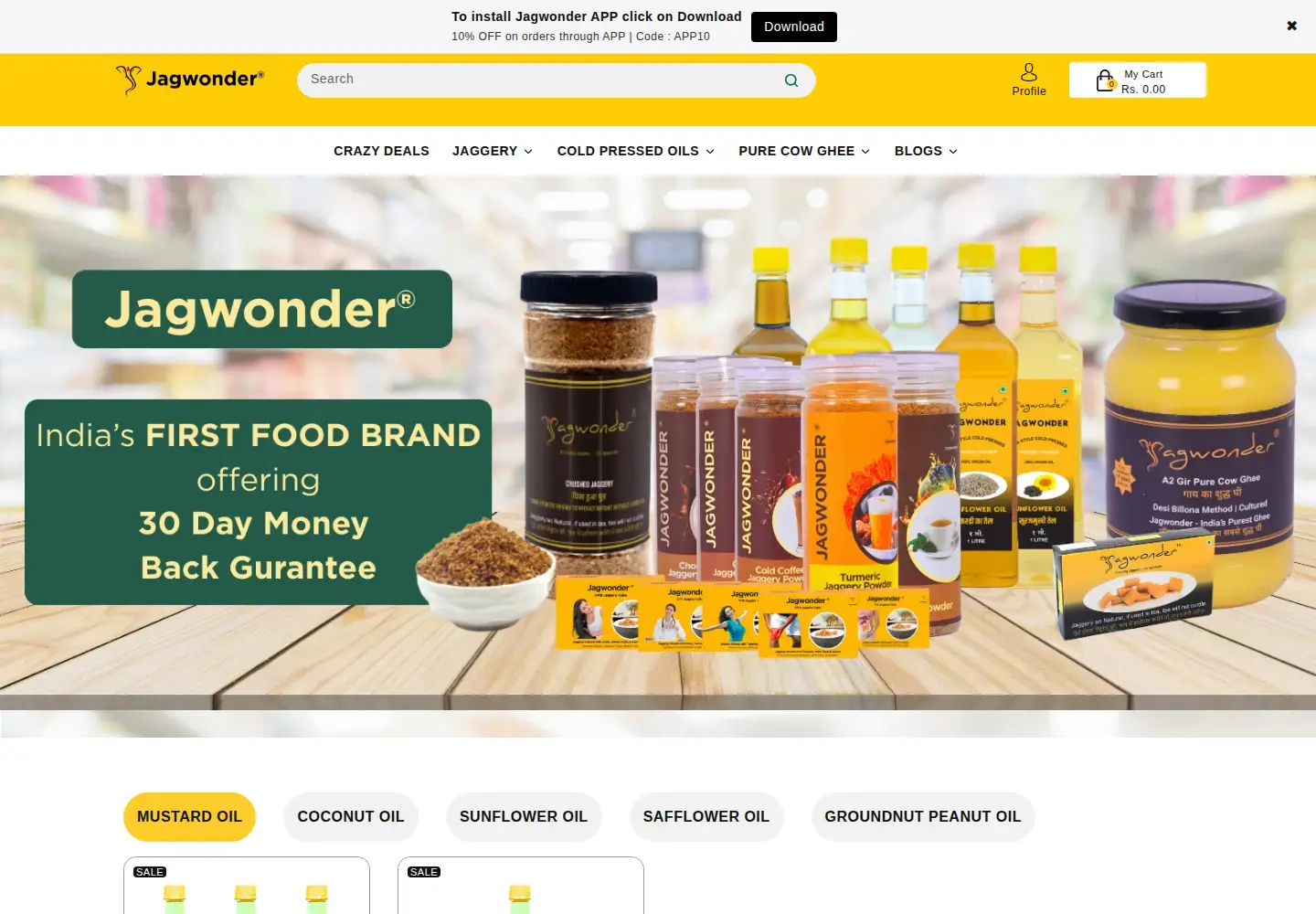 Captured homepage of jagwonder.net in the current scan