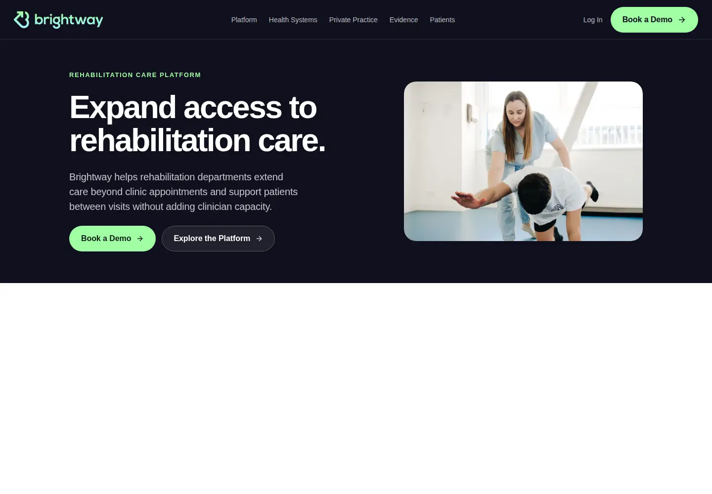 Screenshot of brightwayhealth.org