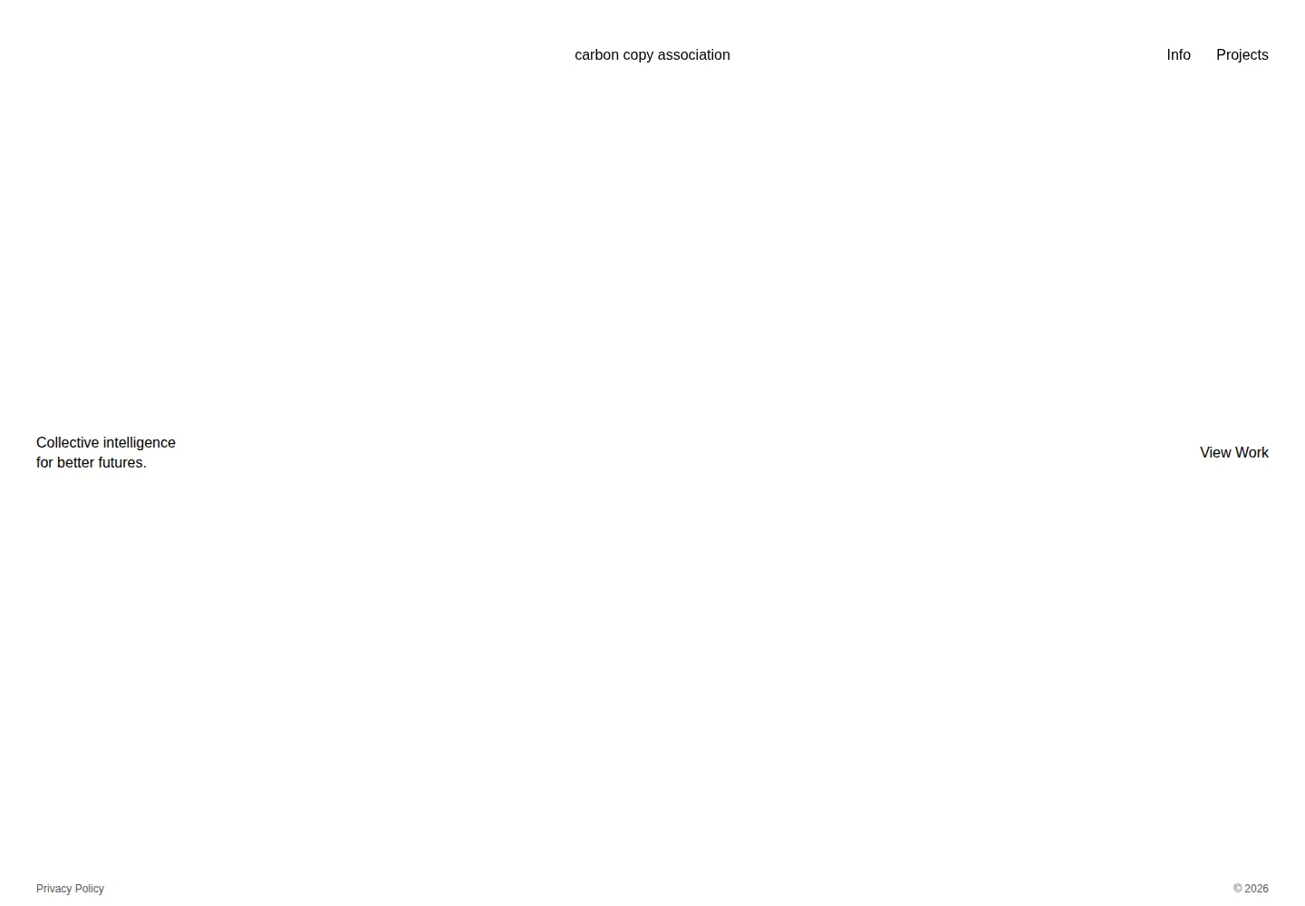 Captured homepage of carbon-copy.org in the current scan