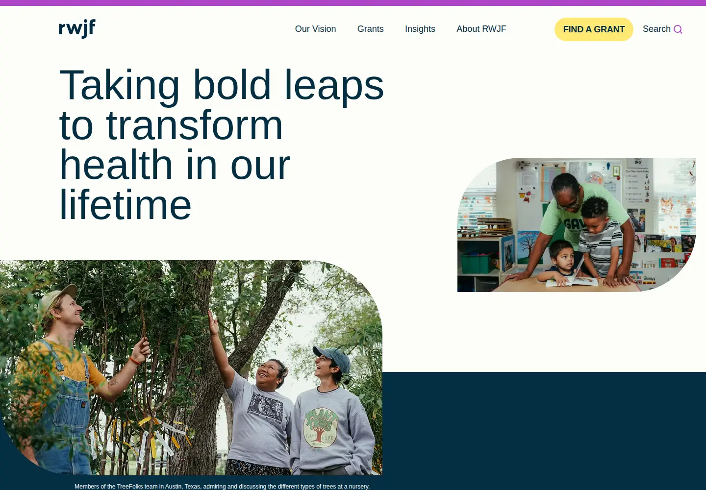 Screenshot of rwjf.org