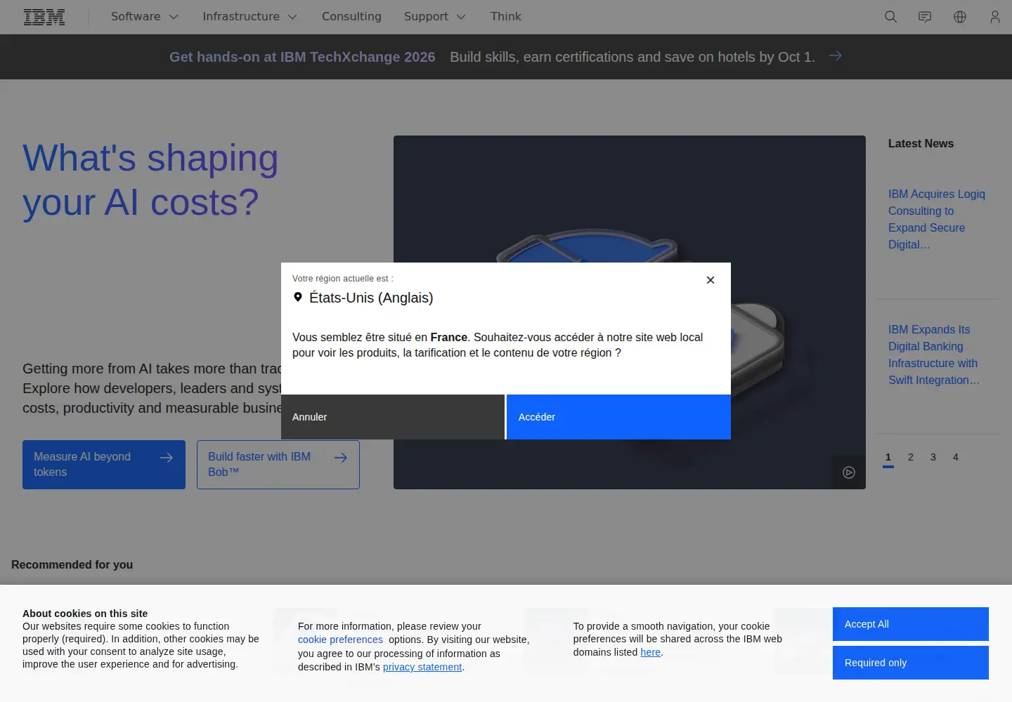 Screenshot of ibm.com