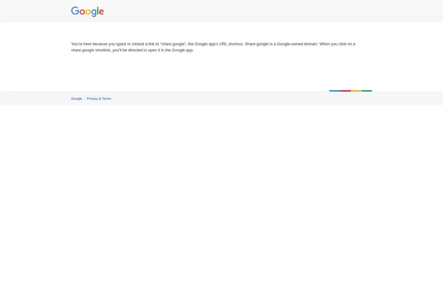 Screenshot of share.google