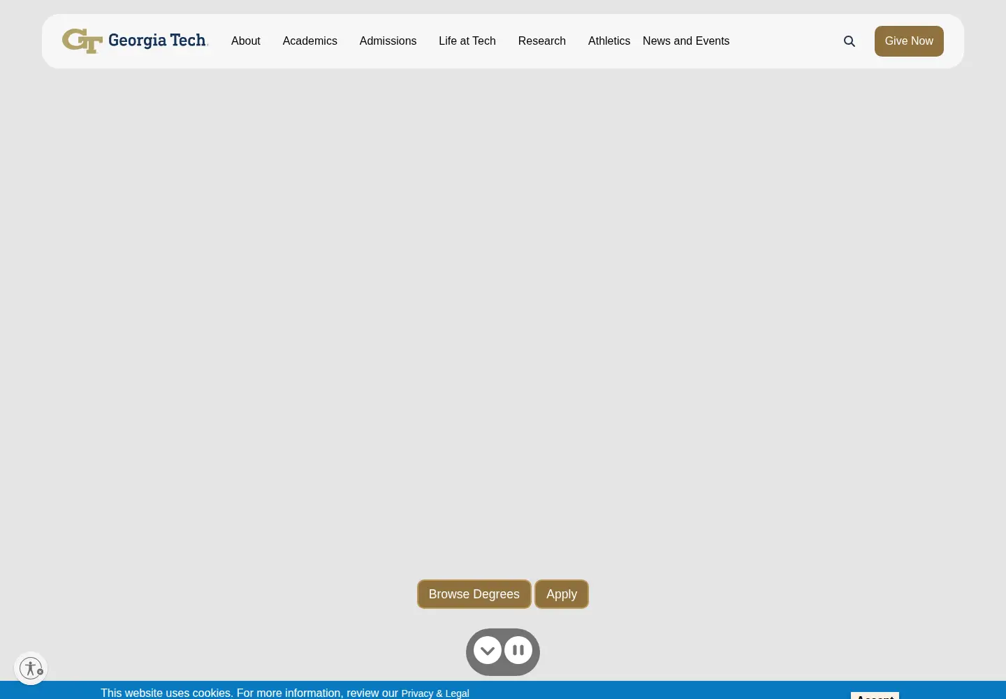 Screenshot of gatech.edu
