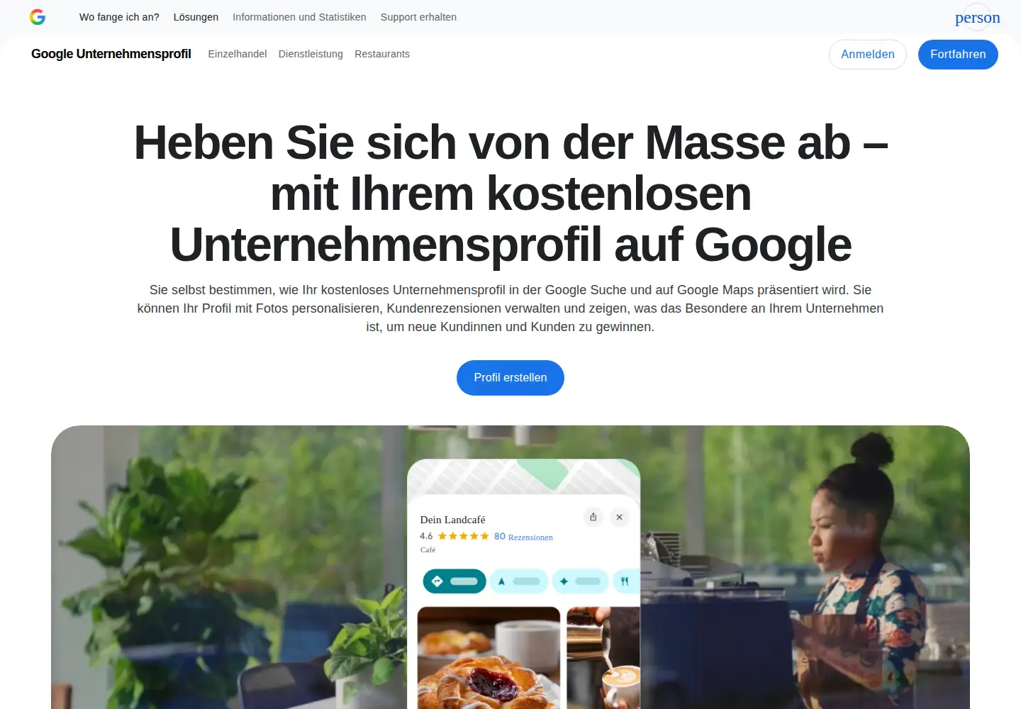 Screenshot of business.site
