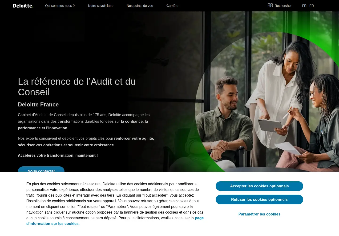 Screenshot of deloitte.com