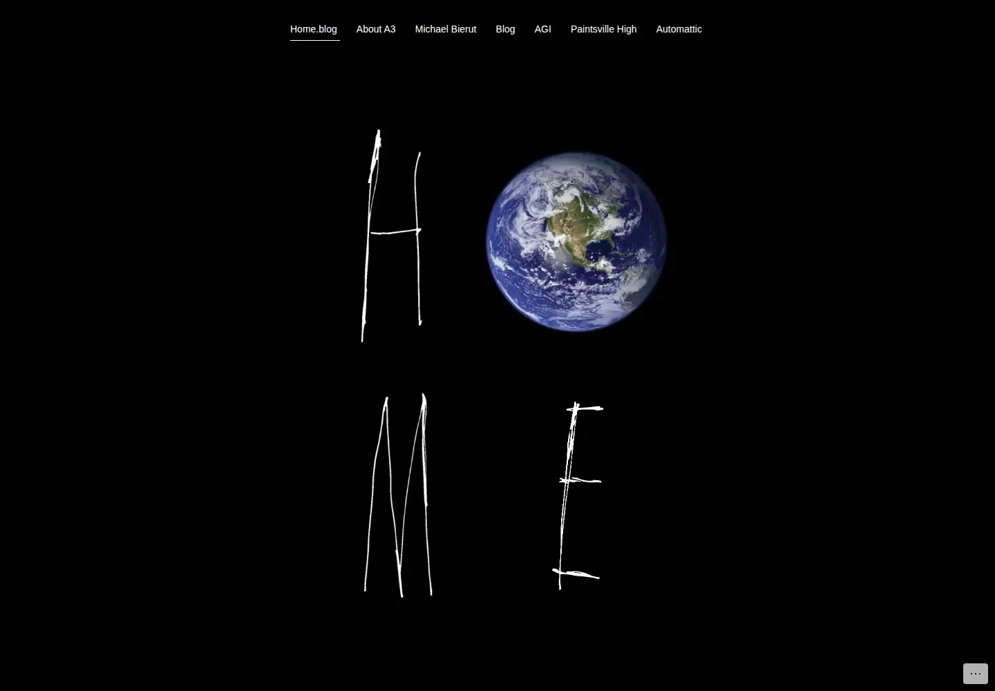 Screenshot of home.blog