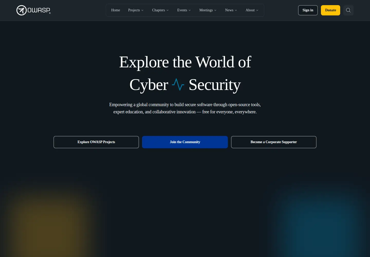 Screenshot of owasp.org