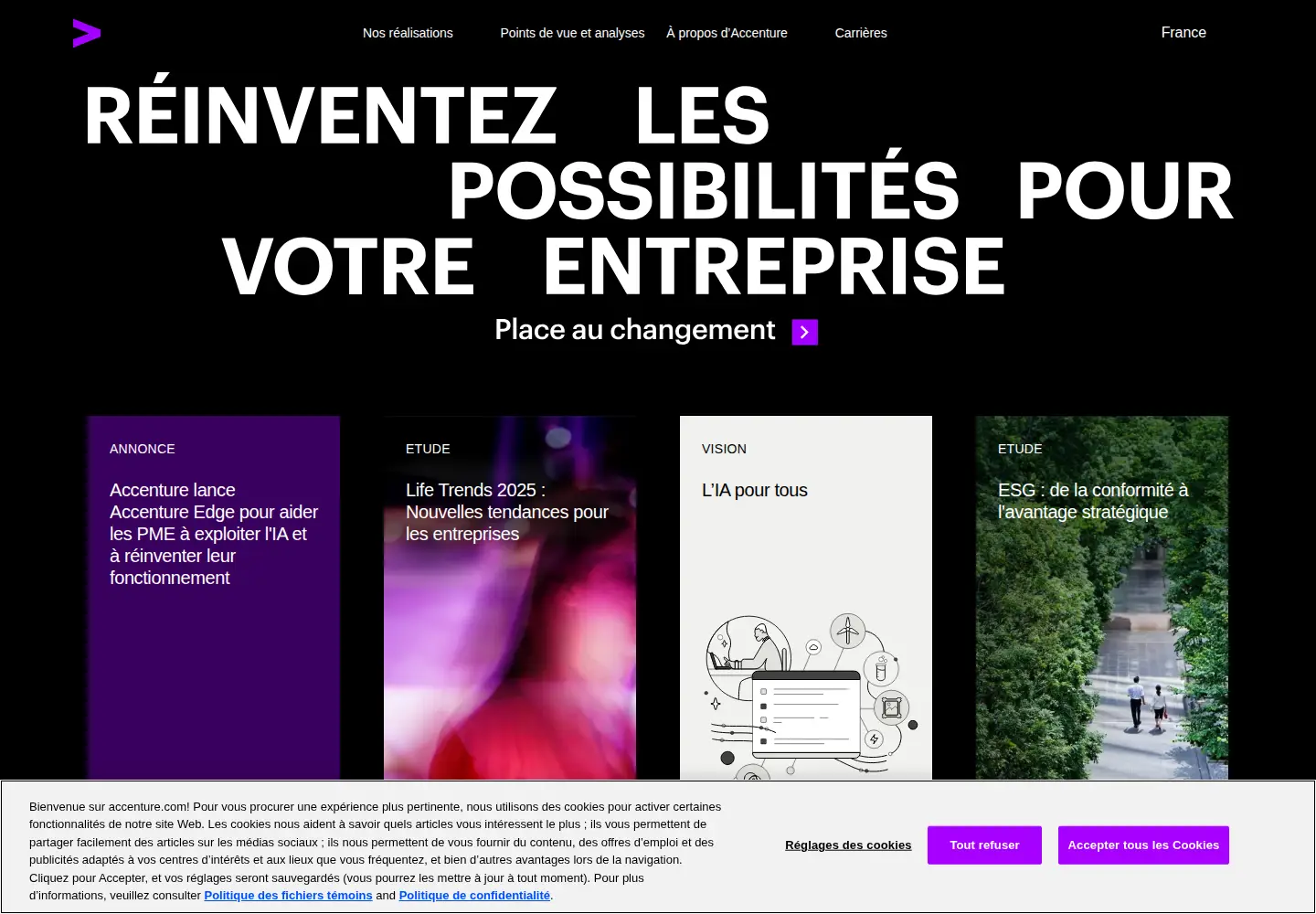 Screenshot of accenture.com