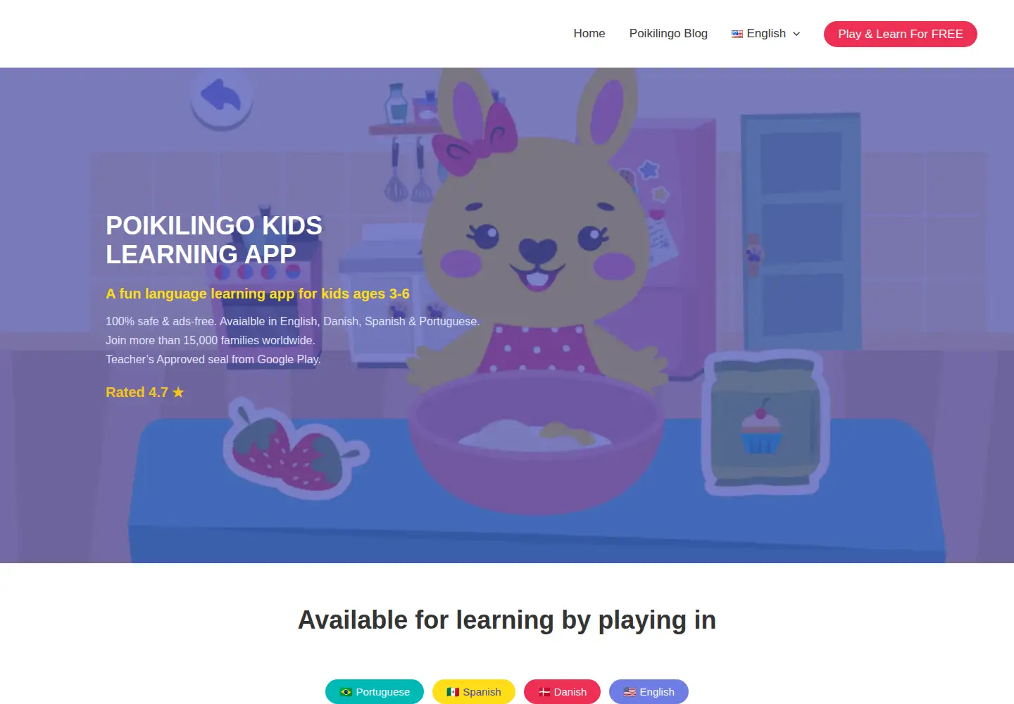 Screenshot of poikilingo.com