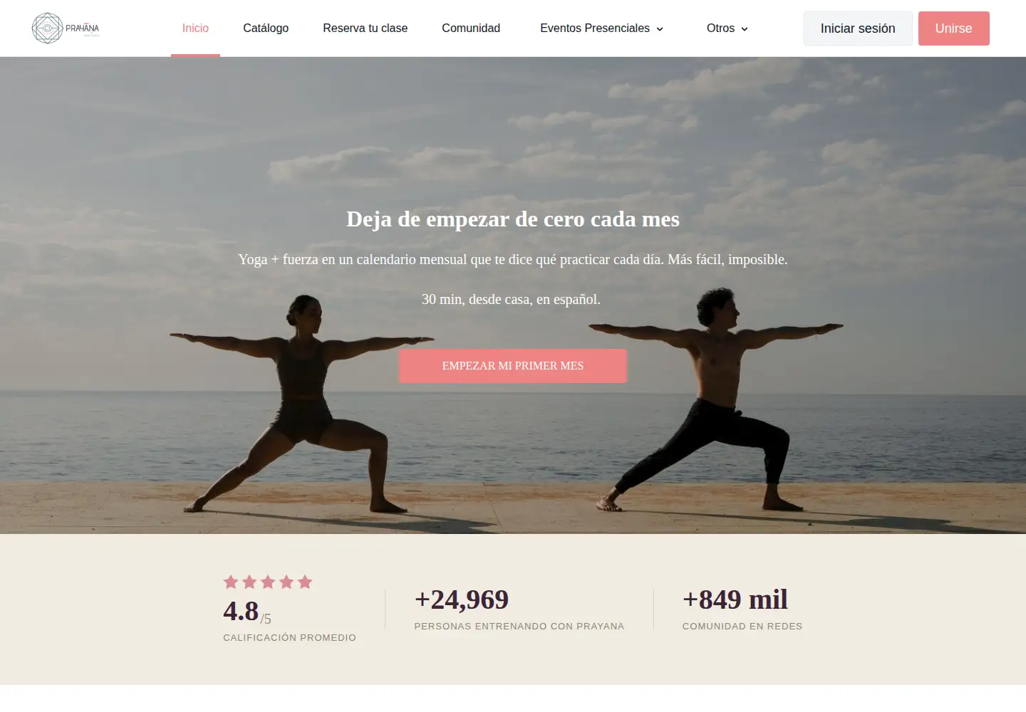 Screenshot of prayanastudio.com