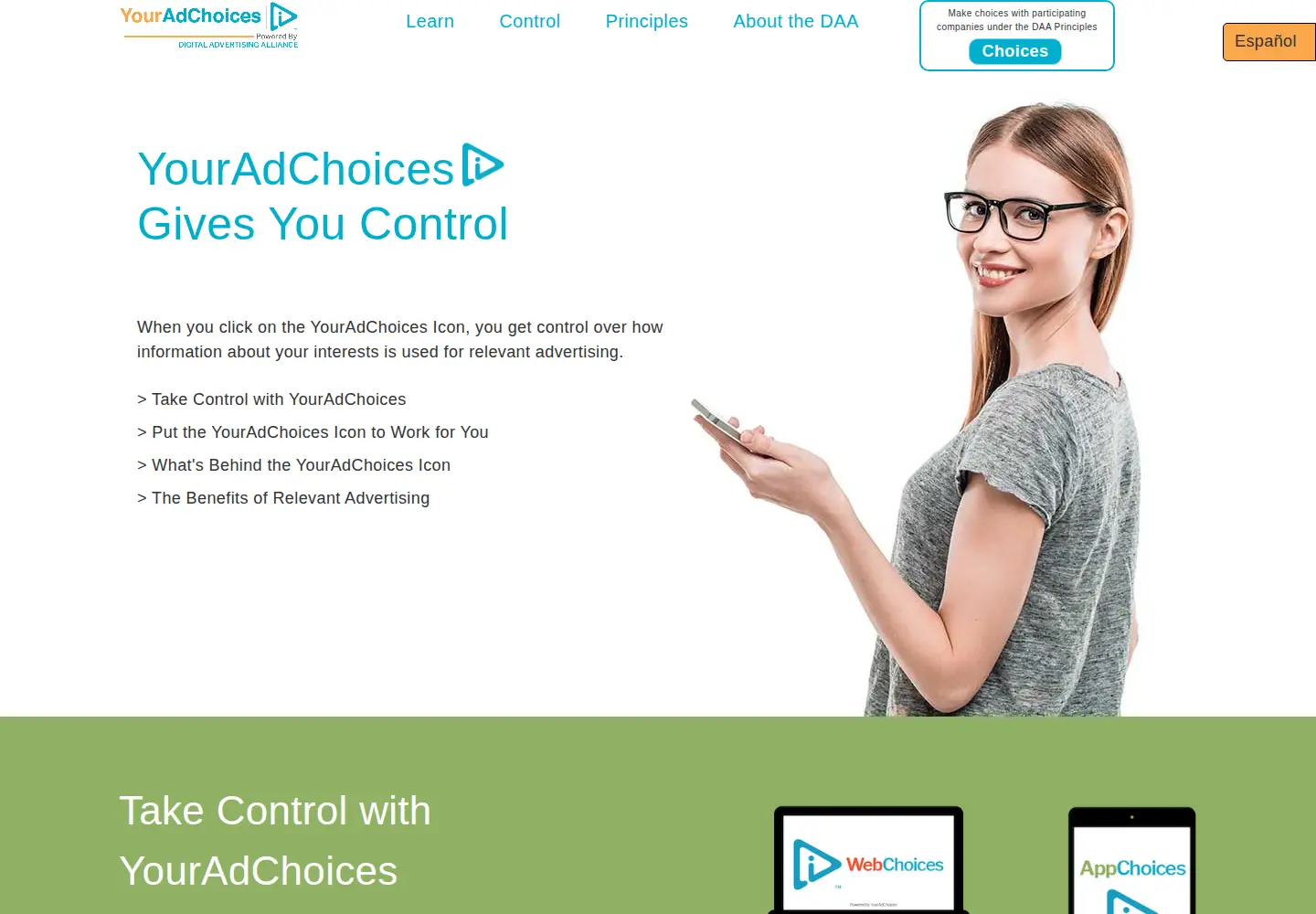 Screenshot of aboutads.info