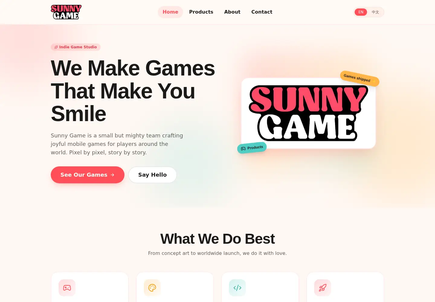 Screenshot of sunnygame666.com