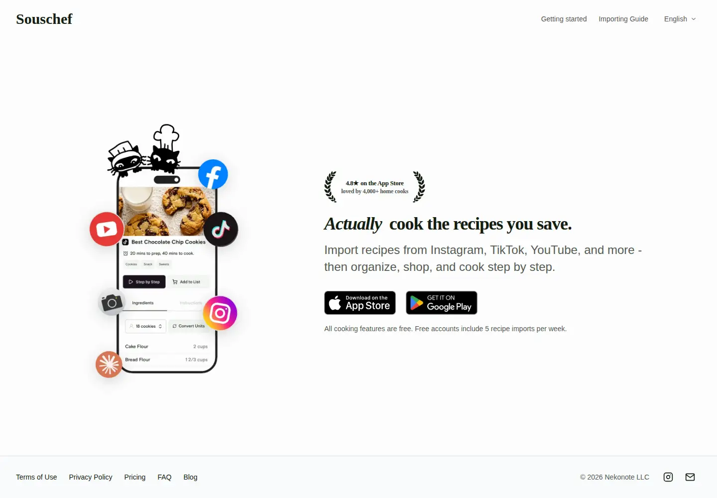 Captured homepage of trysouschef.com in the current scan