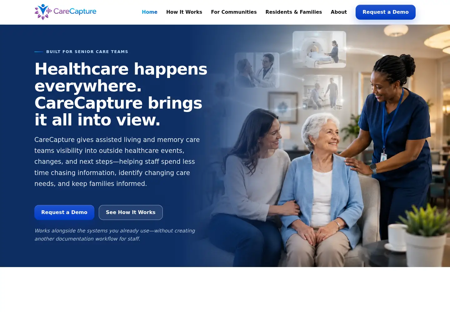 Captured homepage of tuliohealth.com in the current scan