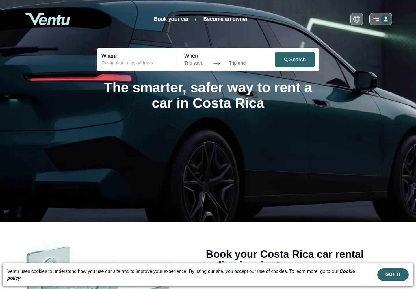 Screenshot of ventucr.com
