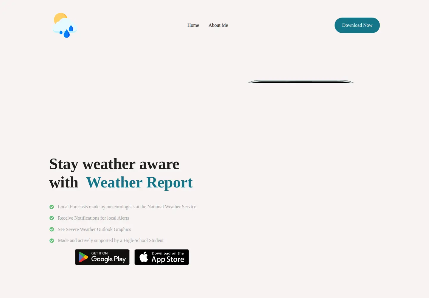 Captured homepage of weatherreportnow.com in the current scan
