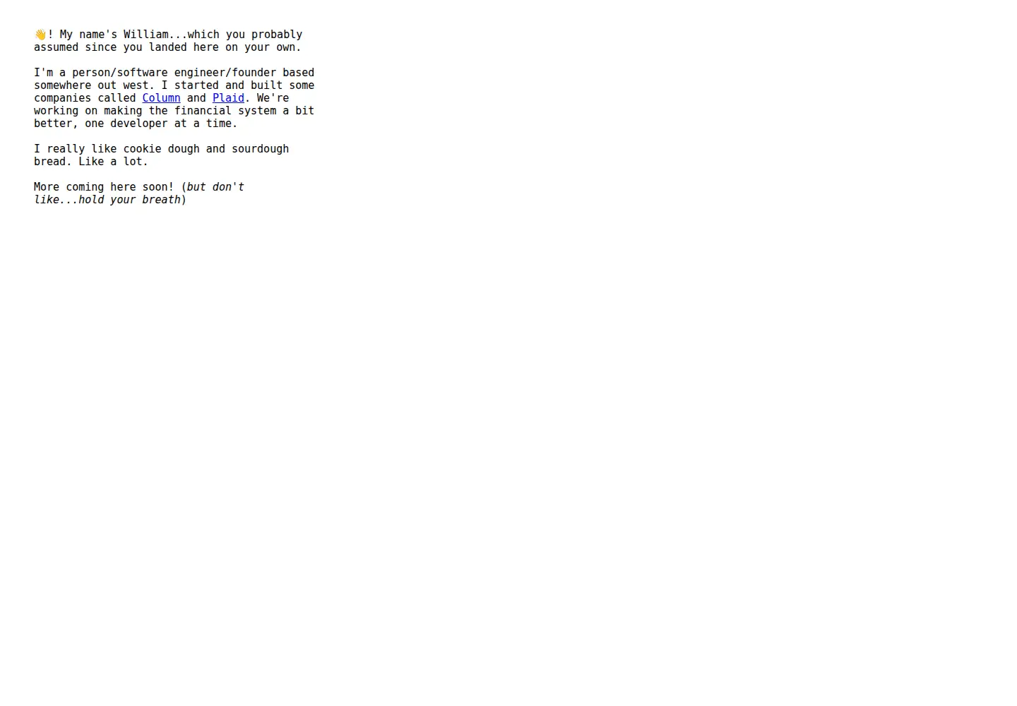 Screenshot of williamhockey.com