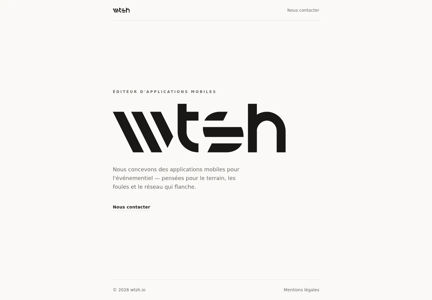 Screenshot of wtsh.dev