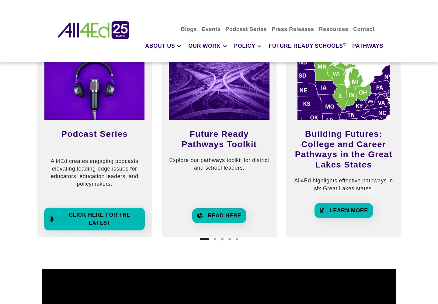 Screenshot of all4ed.org